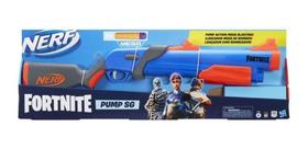 Lançador Nerf Fortnite Grande Pump Sg Azul E Laranja Hasbro