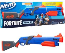 Lançador Nerf Fortnite Pump Sg Azul E Laranja Hasbro F0318