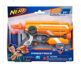 Lançador Nerf N-Strike Elite Firestryke Laranja - Hasbro