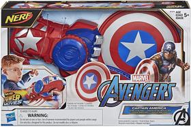 Lançador Nerf Power Moves Capitão América Avengers - Hasbro
