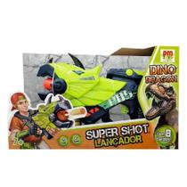 Lançador Super Shot Dino Dragon Verde DMT6096 Dm Toys