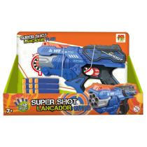 Lancador super shot plus com 12 dardos cores sortidas - dm brasil