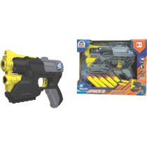 Lançador X DARTS Space 2 com 5 Dardos - Braskit Lançador X DARTS Space 2 com 5 Dardos - Braskit