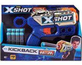 Lançador X-Shot Royale Edition Kickback 8 Candide 5601