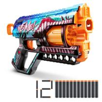 Lançador X-shot Skins Griefer com 12 Dardos - Shark Thrasher
