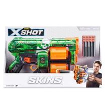 Lançador XShot Skin Dread Camo 12 Dardos - Candide 5611 Lançador XShot Skin Dread Camo 12 Dardos - Candide 5611