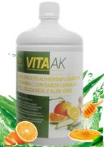 Lançamento akmos vita ak suco de babosa aloe vera 01 litro