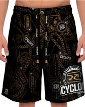 (LANÇAMENTO) Bermuda Cyclone Veludo Gold Chains (LANÇAMENTO) Bermuda Cyclone Veludo Gold Chains
