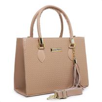 Lançamento bolsa feminina trança material escamado