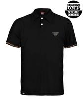 (LANÇAMENTO) Camisa Cyclone Polo Stretch Surf Club - PRETO
