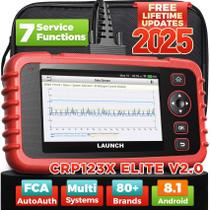 Lançamento do scanner OBD2: atualização CRP123X Elite V2.0 2025