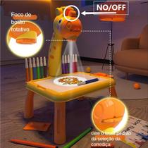 lançamento Projetor Girafinha Mesa de Desenho lousa Infantil a melhor diversão para seu filho ajuda no desenvolvimento cognitivo