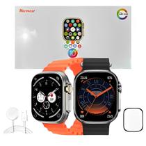 Lançamento Smartwatch W69+ Plus Série 10 Ultra 49mm Nfc Super Amoled 2gb + Película