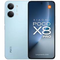 Lançamento Xiaomi POCO X8 PRO 2026 512GB 256GB Tela AMOLED 120Hz 16GB Rambooost 50MP câmera OIS 6500mAh proteção IP69K
