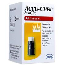Lanceta accu-chek fastclix com 24 Roche