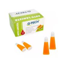 Lanceta Automática Com 100 Unidades Ultra Fina Indolor Gtech Lanceta Automática Com 100 Unidades Ultra Fina Indolor Gtech