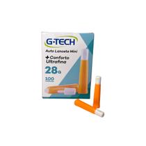 Lanceta Automática GTech 28g Ultrafine Caixa 100 Unidades