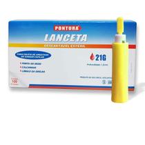 Lanceta De Segurança 21G Descartável Estéril Atende À Nr32 Lanceta De Segurança 21G Descartável Estéril Atende À Nr32