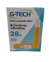 Lanceta Mini 28G Ultrafina Com Dispositivo De Segurança CX 100 - GTECH