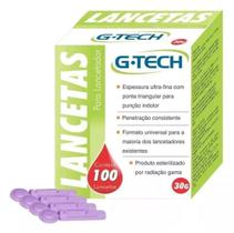 Lanceta para Lancetador GTech Ultrafina 28G 100 Unidades Lanceta para Lancetador GTech Ultrafina 28G 100 Unidades