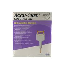 Lancetas Accu-chek Safe-t-pro Uno Com 200 Unidades
