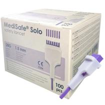 Lancetas Automáticas Agulha Para Controle De Glicemia 28G 100Unidades - Medisafe Lancetas Automáticas Agulha Para Controle De Glicemia 28G 100Unidades - Medisafe