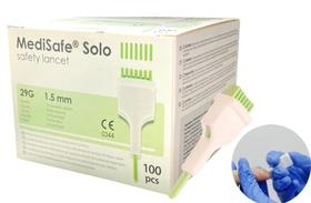 Lancetas Automáticas Agulha Para Controle De Glicose Diabetes 29G 100Unidades - Medisafe Lancetas Automáticas Agulha Para Controle De Glicose Diabetes 29G 100Unidades - Medisafe