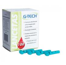 Lancetas G-Tech 28G - 100 Unidades - Accumed Produtos Medico-hospitalares Ltda