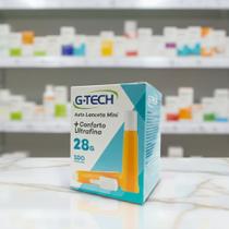 Lancetas G-Tech Ultrafinas 28G Precisão e Conforto para Monitoramento -