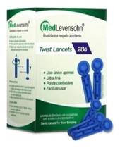 Lancetas Para Lancetador 28G Com 100 Unidades - Medlevensohn