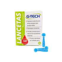 Lancetas Para Lancetador Agulha Medição De Glicose 28G 100UN. - G-TECH