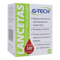 Lancetas para lancetador com 100 unidades - G-TECH