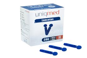 Lancetas UNIQMED Caixa Com 100 Unidades