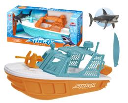 Lancha Barco Shark Wave Brinquedo Tubarão Prancha Piscina