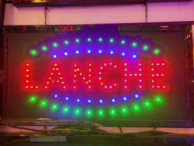 LANCHE 220v painel led letreiro luminoso placa