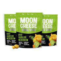 Lanche de queijo Moon Cheese Space Spice Spicy Lunar Lime 60g x 3