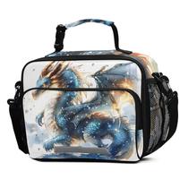 Lancheira ALAZA Dragon Water Fire Insulated para crianças