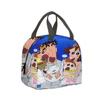 Lancheira Anime Crayons Shins chans Portable Bento Bento Bento