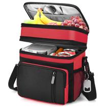 Lancheira BAGNN Isolated 16L, refrigerador à prova de vazamentos, vermelho Lancheira BAGNN Isolated 16L, refrigerador à prova de vazamentos, vermelho