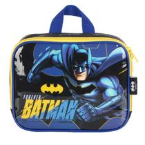 Lancheira Batman Térmica Escolar Infantil Merendeira Luxcel Azul