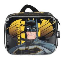 Lancheira Batman Térmica Escolar Infantil Merendeira Luxcel Preto