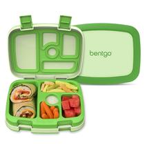 Lancheira Bentgo Kids Bento-Style com 5 compartimentos verde Lancheira Bentgo Kids Bento-Style com 5 compartimentos verde