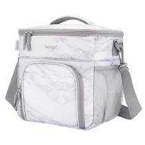 Lancheira Bentgo Prep Deluxe Isolada em Mármore Branco Multimetal