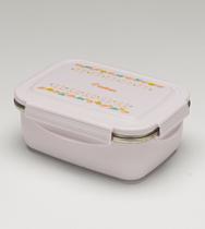 Lancheira Bento Box 550ml Twibex Marmita Com Divisórias Compartimentos Prática Escolar Portátil
