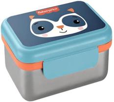 Lancheira Bento Box Aco Inox Hot e Cold Azul - Fisher Price