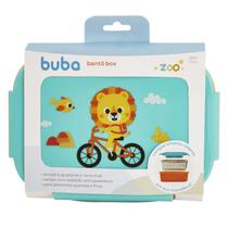 Lancheira Bentô Box com Divisórias Buba Zoo Leão Lancheira Bentô Box com Divisórias Buba Zoo Leão