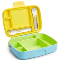 Lancheira Bento Box Com Talheres Azul Munchkin