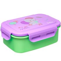 Lancheira Bento Box Inox Zoo Elefante 600ml - Buba Lancheira Bento Box Inox Zoo Elefante 600ml - Buba
