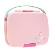 Lancheira Bento Box Magic com Talheres Inox Unicórnio