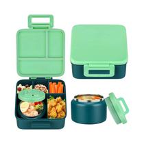 Lancheira Bento com jarra de comida a vácuo isolada de aço inoxidável de 8 onças Lancheira Bento com jarra de comida a vácuo isolada de aço inoxidável de 8 onças